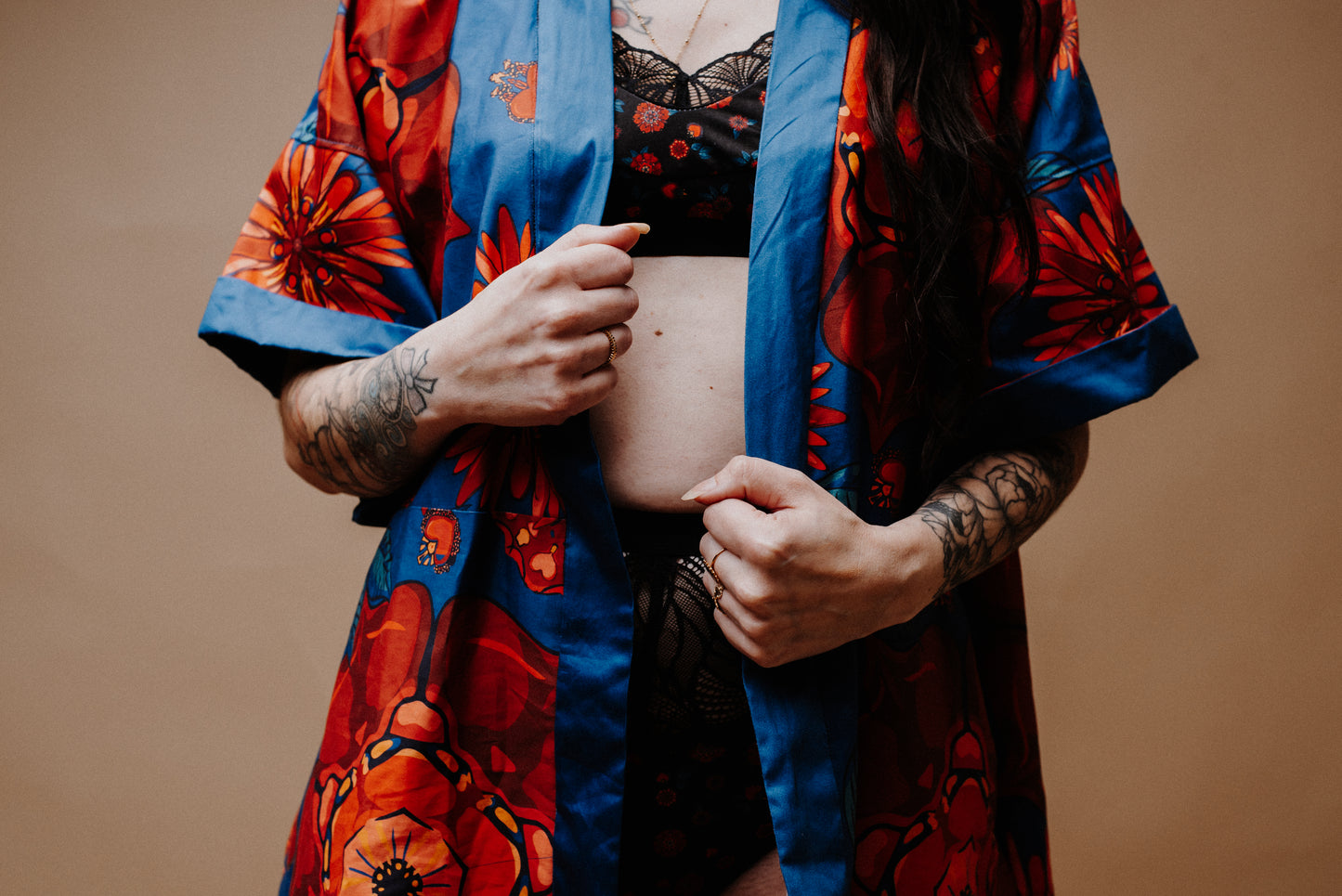 Kimono + Lingerie YOU ROCK