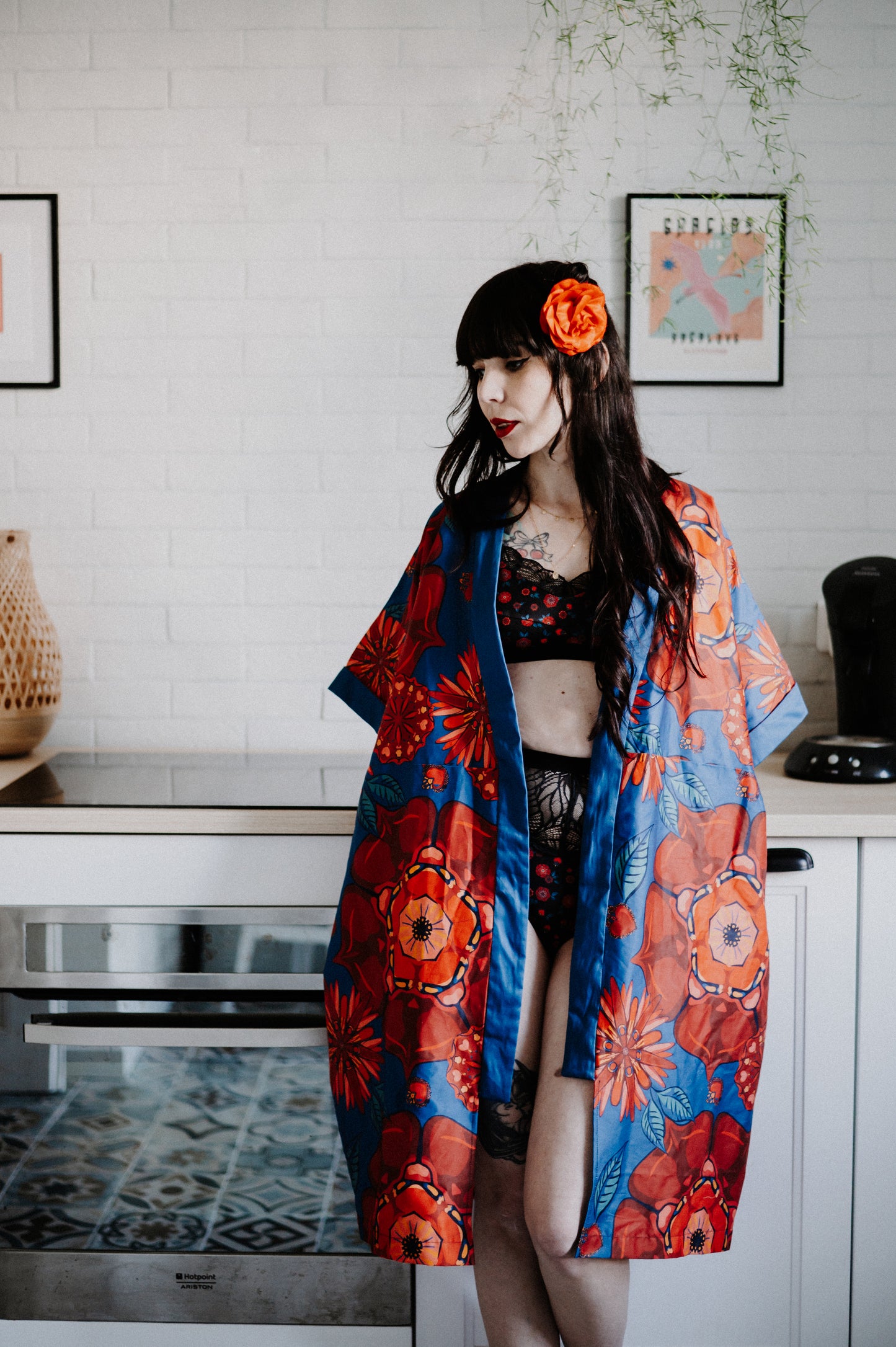 Kimono + Lingerie YOU ROCK