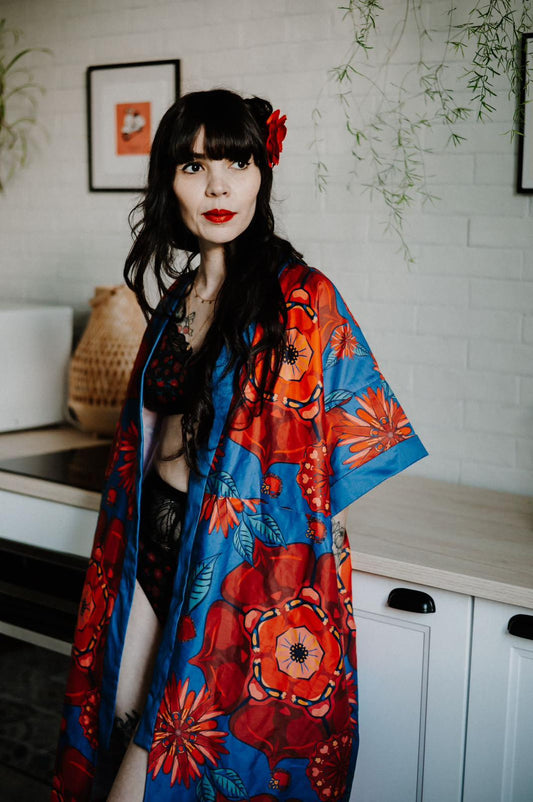 Kimono + Lingerie YOU ROCK